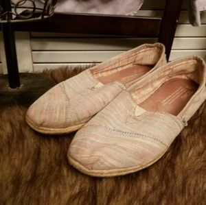 Toms women's sz 8 multi-colored VGUC